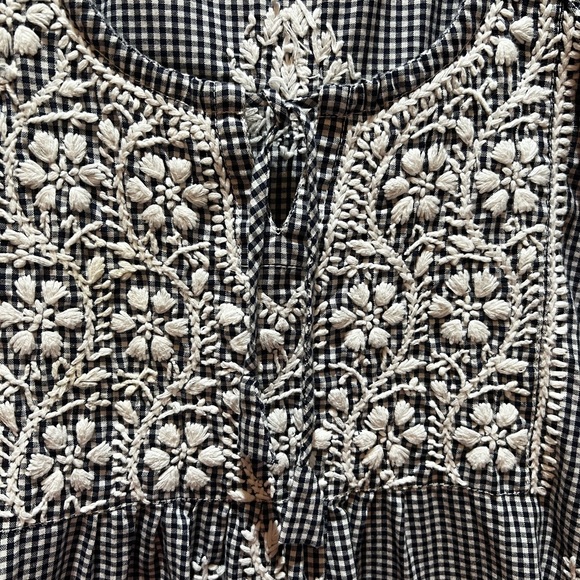 Jayshree Dalal Ebroidered Cotton Top Size L - Picture 3 of 8